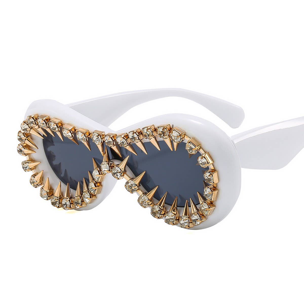 ONE-PIECE PUNK HEAVY-DUTY PARTY SUNGLASSES_CWASG0866