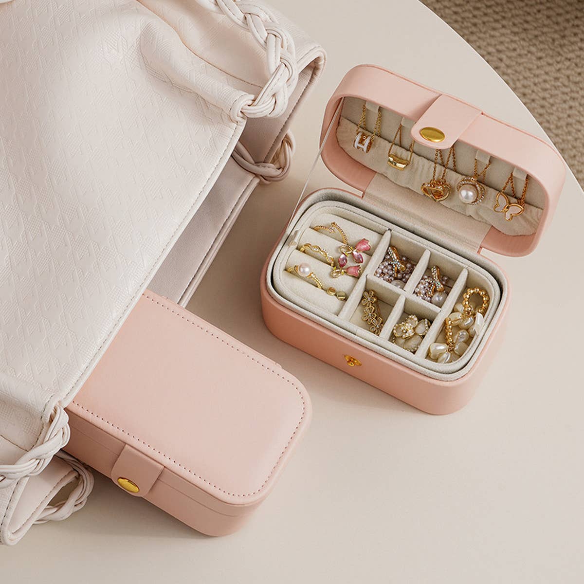 TRAVEL SIMPLE PORTABLE JEWELRY BOX