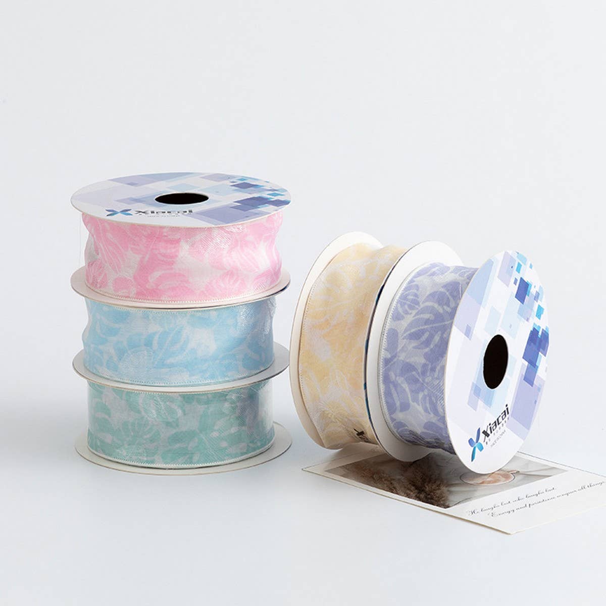 COLORFUL YU JI RIBBON FLOWER PACKAGING RIBBON