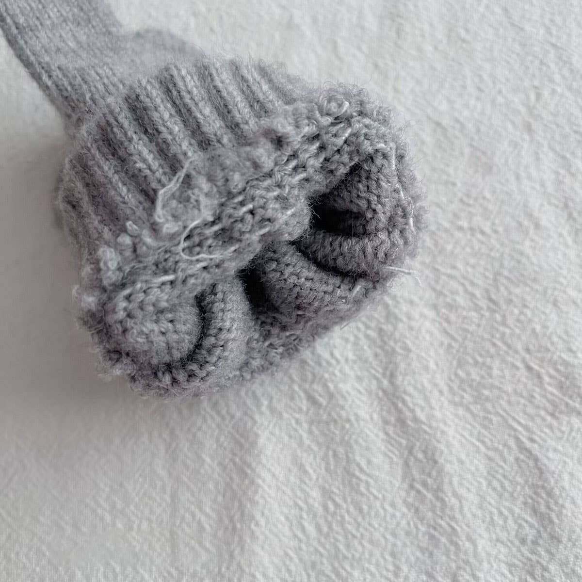 WINTER CUTE SMILEY FACE CHILDREN'S KNITTED GLOVES_CWAG0497