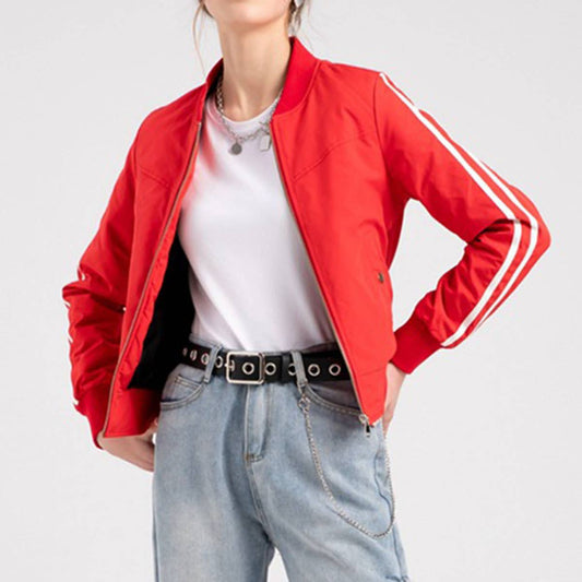 Short flight suit jacket with cotton jacket