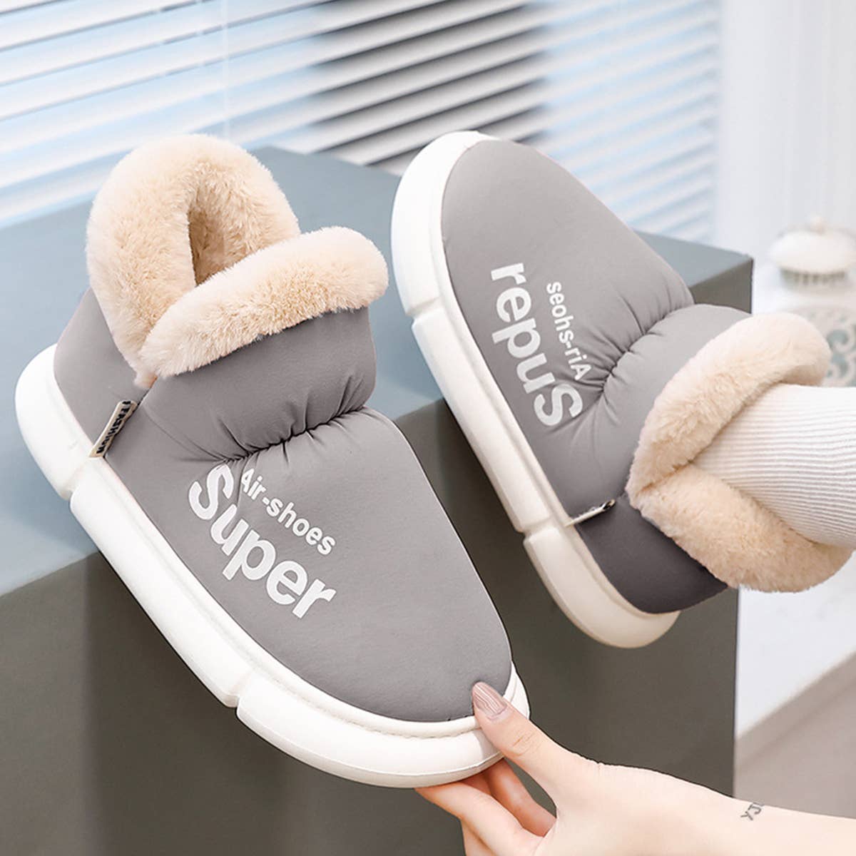 WINTER SLIPPERS WARM  WATERPROOF  HOME HOUSE SHOES