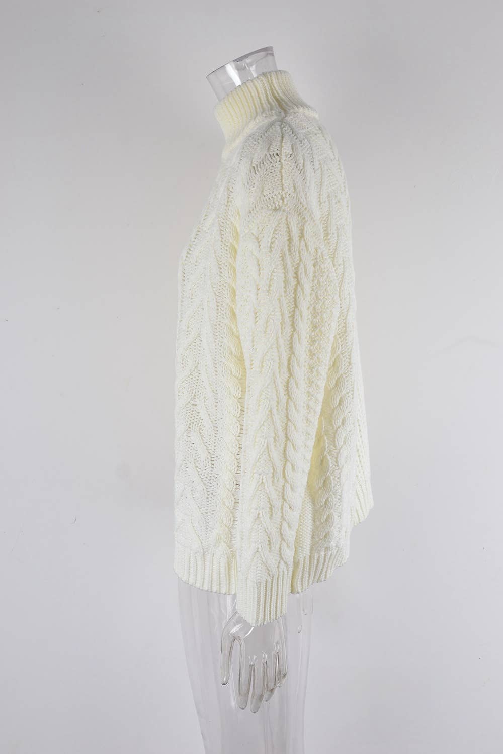 CWOSWL1035_Turtle Neck Long Sleeve Pullover Sweater