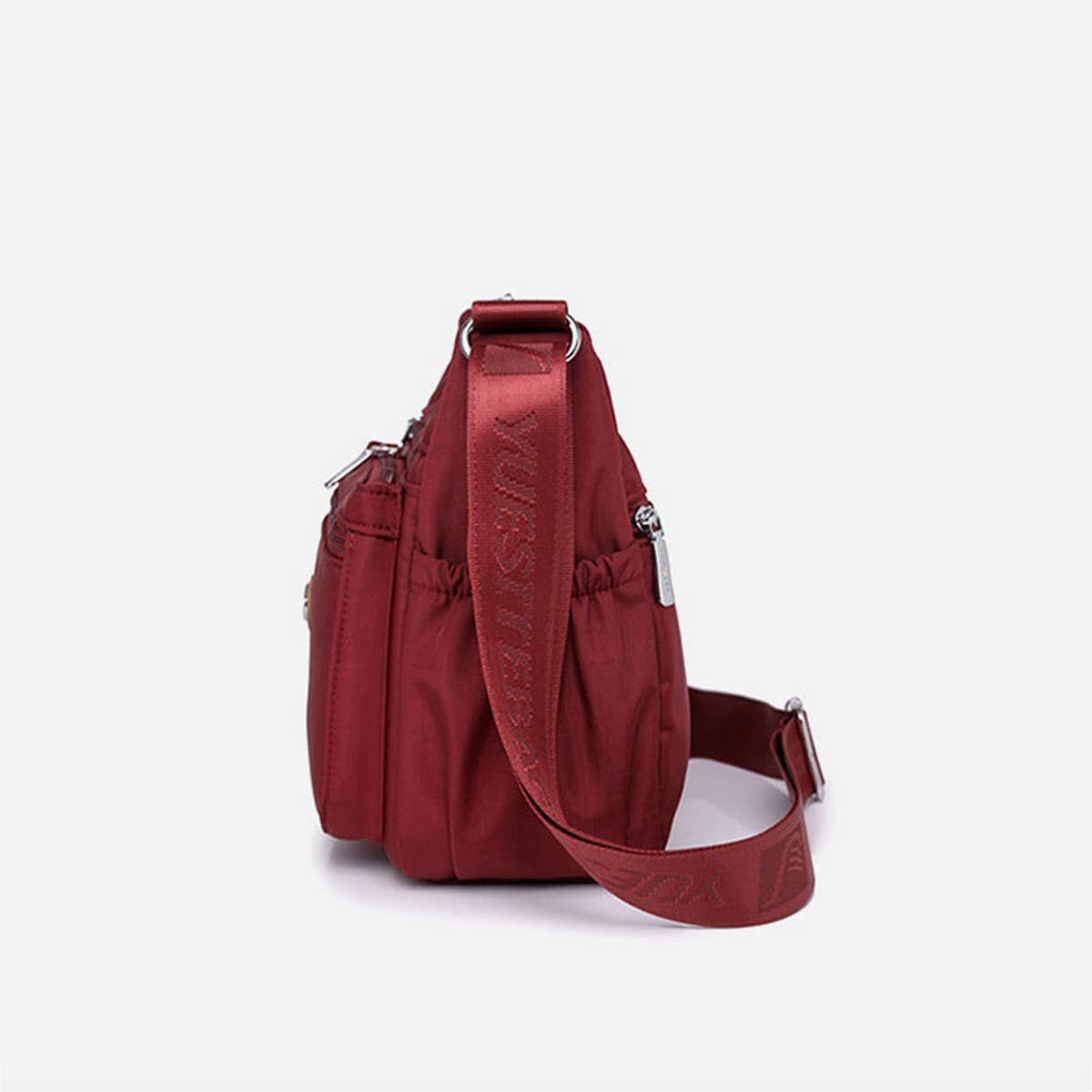 FASHIONABLE NYLON CLOTH SHOULDER MESSENGER BAG_CWAB3520