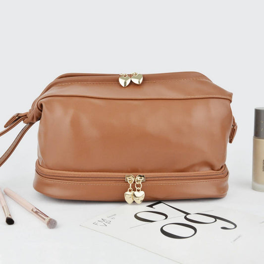 FASHION PORTABLE DOUBLE COSMETIC BAG_CWAB1092