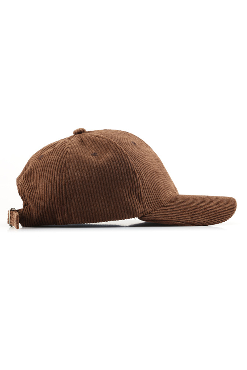 Corduroy Baseball Cap Unisex Winter Warm Outdoor_CWAH0517