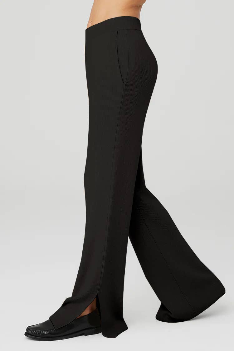 SOLID COLOR LONG LOOSE YOGA PANTS