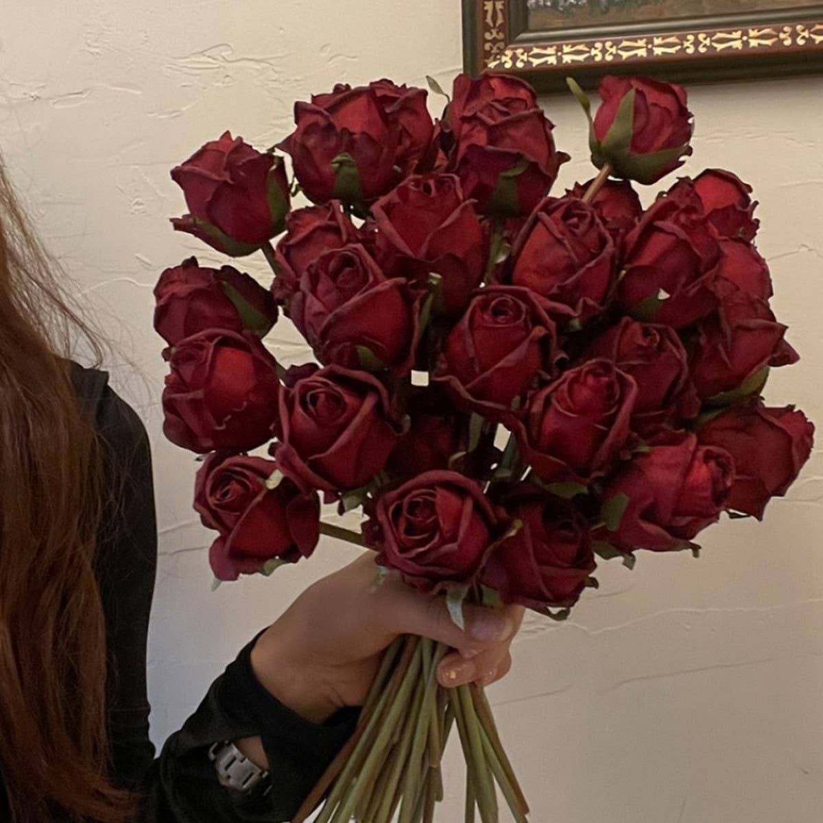 Rose Artificial Dried Silk Flower Bestseller