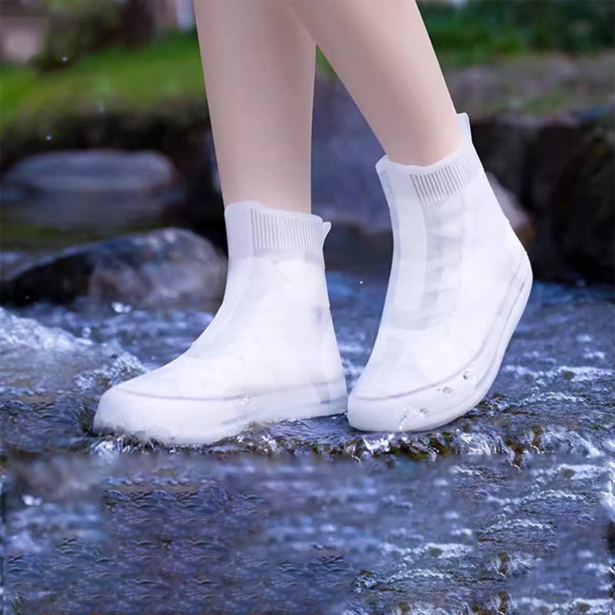 CWMM8436_THICK WEAR-RESISTANT RAIN BOOTS RAINPROOF SHOES