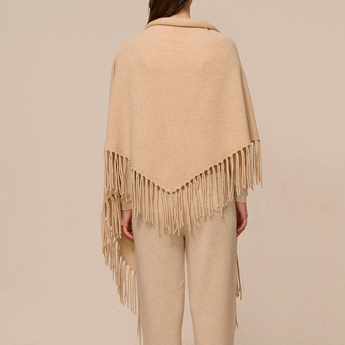 Women??¢s Warm Triangle Scarf ??Cashmere Knit_CWASC2703