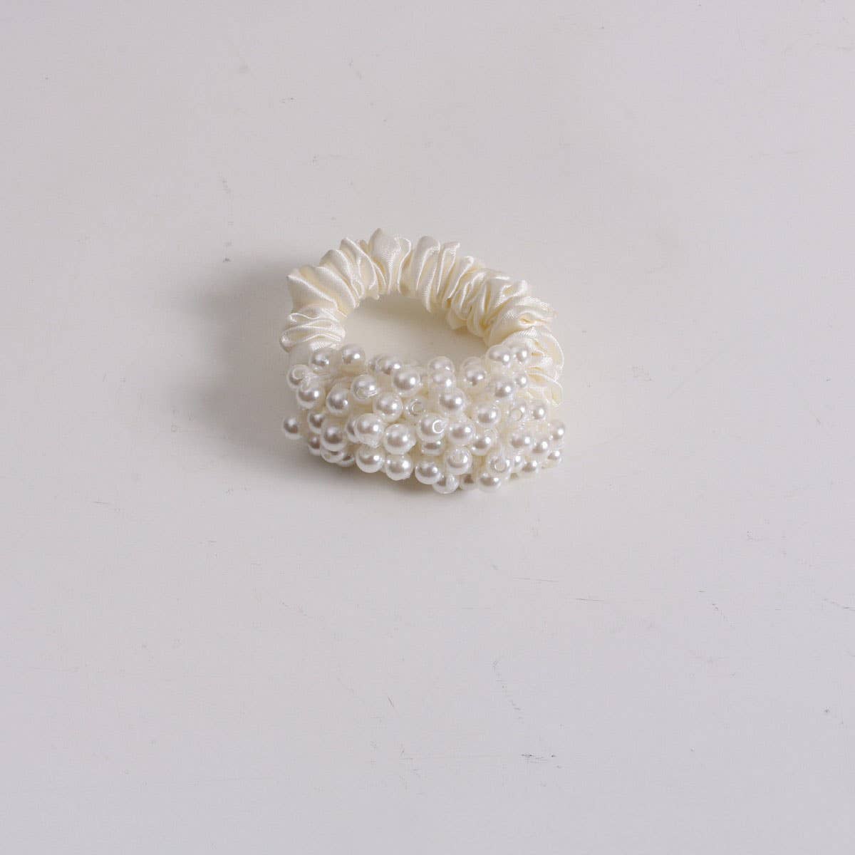 New Simple Pearl Scrunchie Cute Fresh Hair Tie