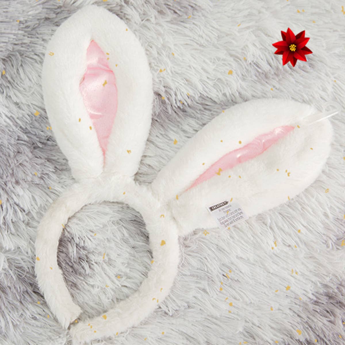 CWMM9630_SWEET AND CUTE FACE WASH HAIR BUNNY EARS HEADBAND