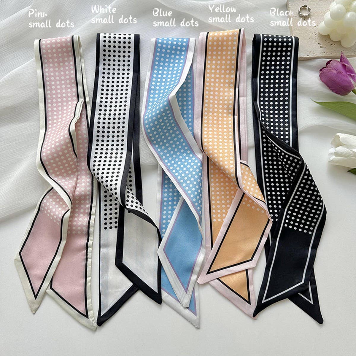 HIGH-END SIMPLE SILK SCARF FASHIONABLE HEADBAND