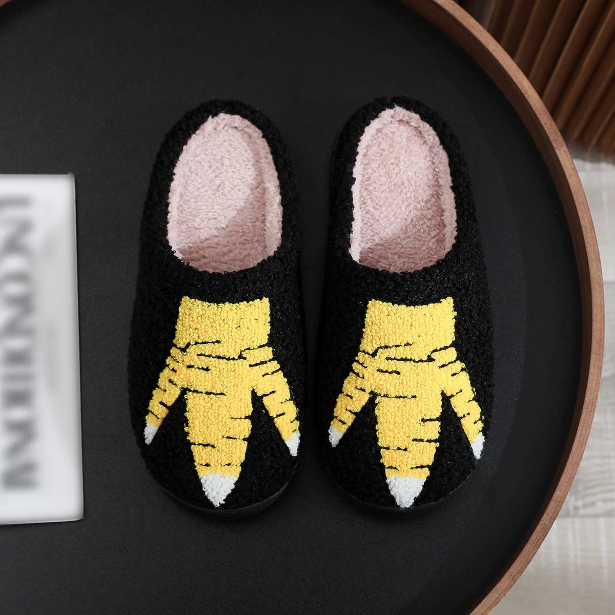 FUNNY CREATIVE OSTRICH SCRATCHING COTTON SLIPPERS