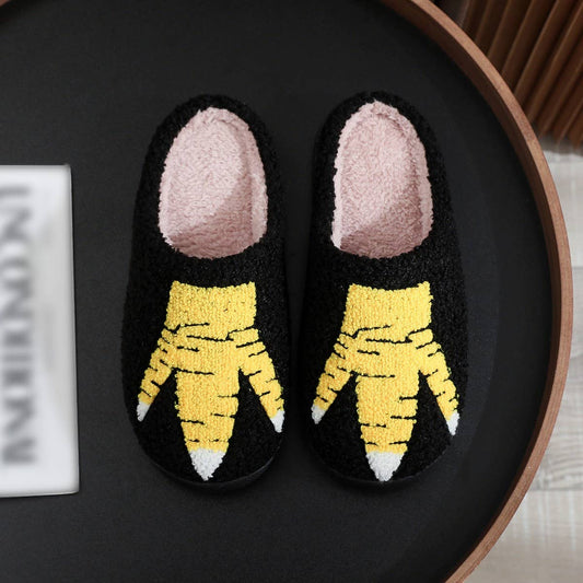 FUNNY CREATIVE OSTRICH SCRATCHING COTTON SLIPPERS