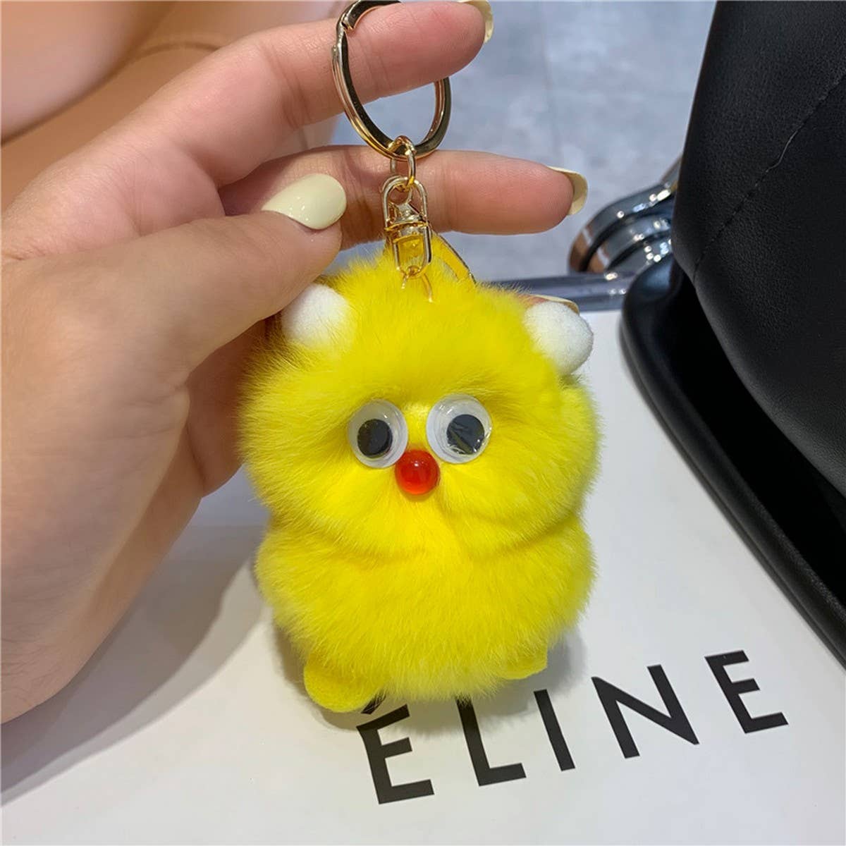 LITTLE MONSTER CAR KEYCHAIN PENDANT ACCESSORIES