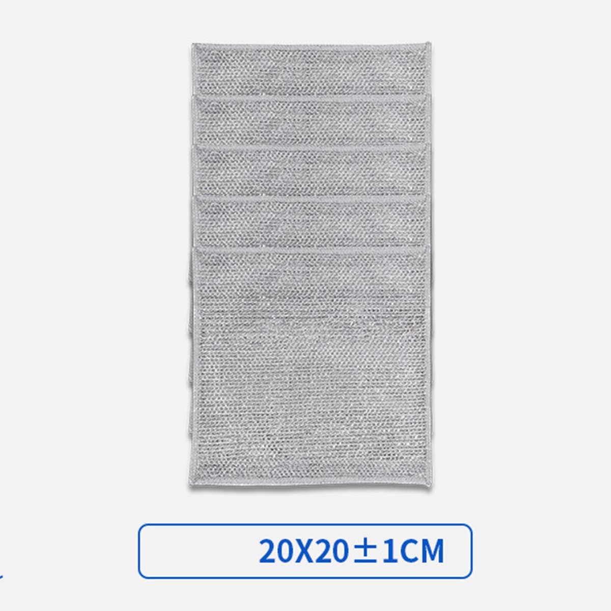 CWMM8408_NON-STICK SILVER STAINLESS STEEL DISHWASHING CLOTH