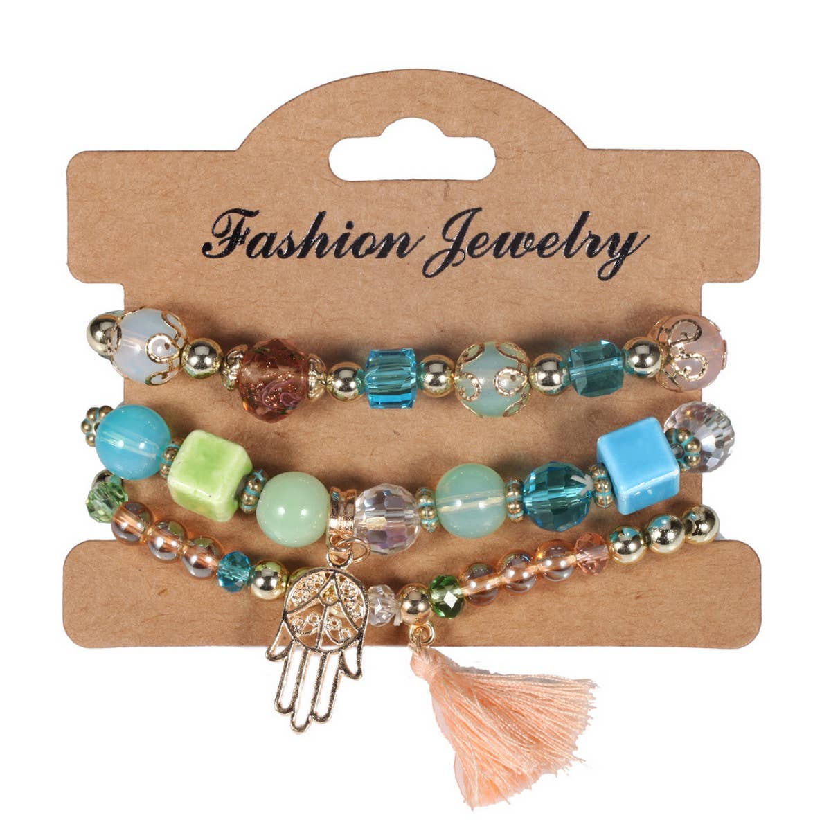 WOMEN'S TASSEL HANDMADE BEADED BRACELET