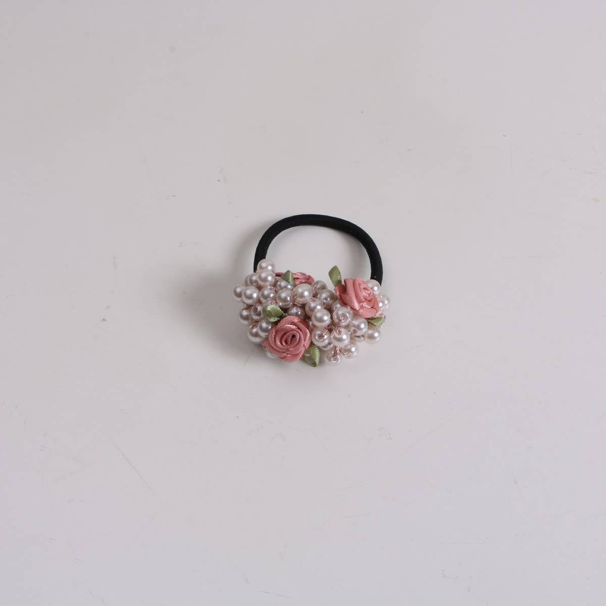 Cute Floral Pearl Hair Tie for Sweet Girls
