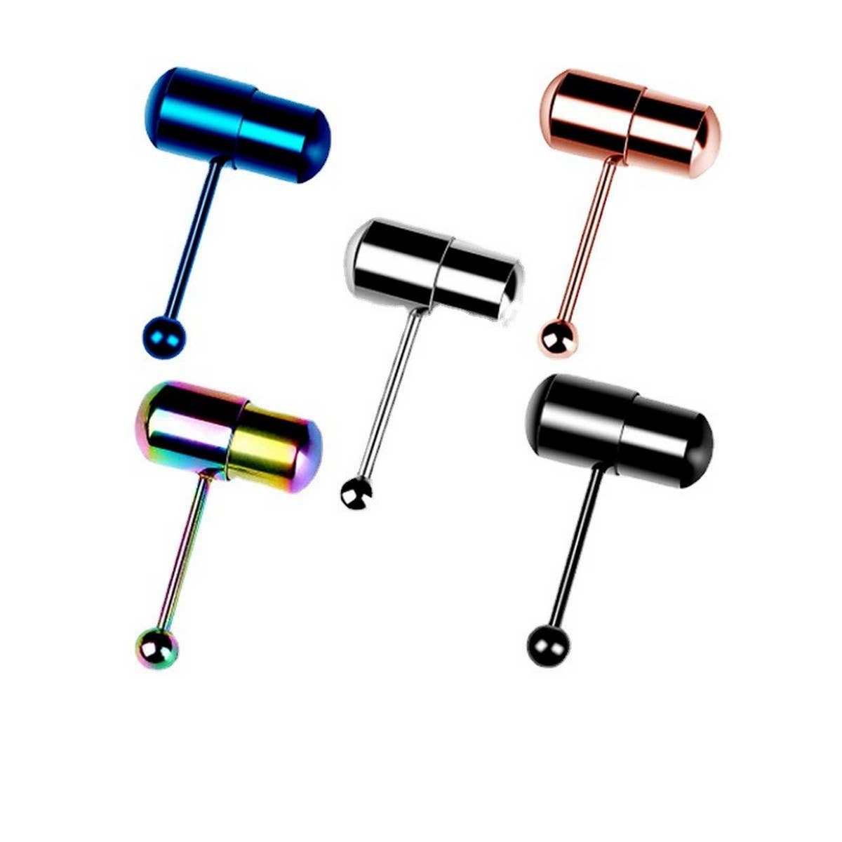 Electroplated Vibration Tongue Piercing Jewelry