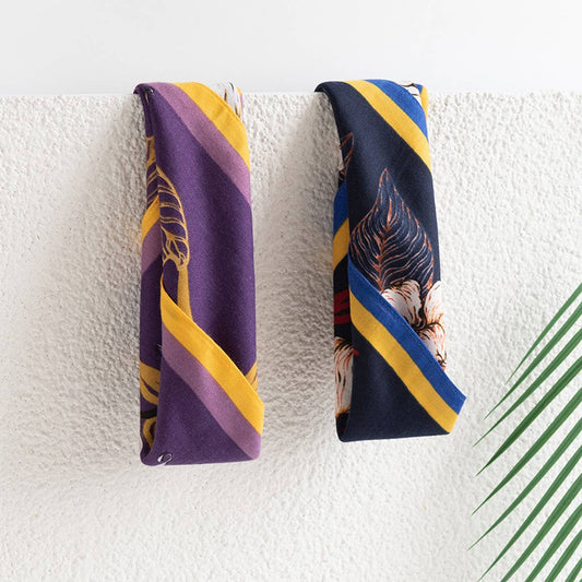 WILD SHIRT FLORAL PRINT SCARF