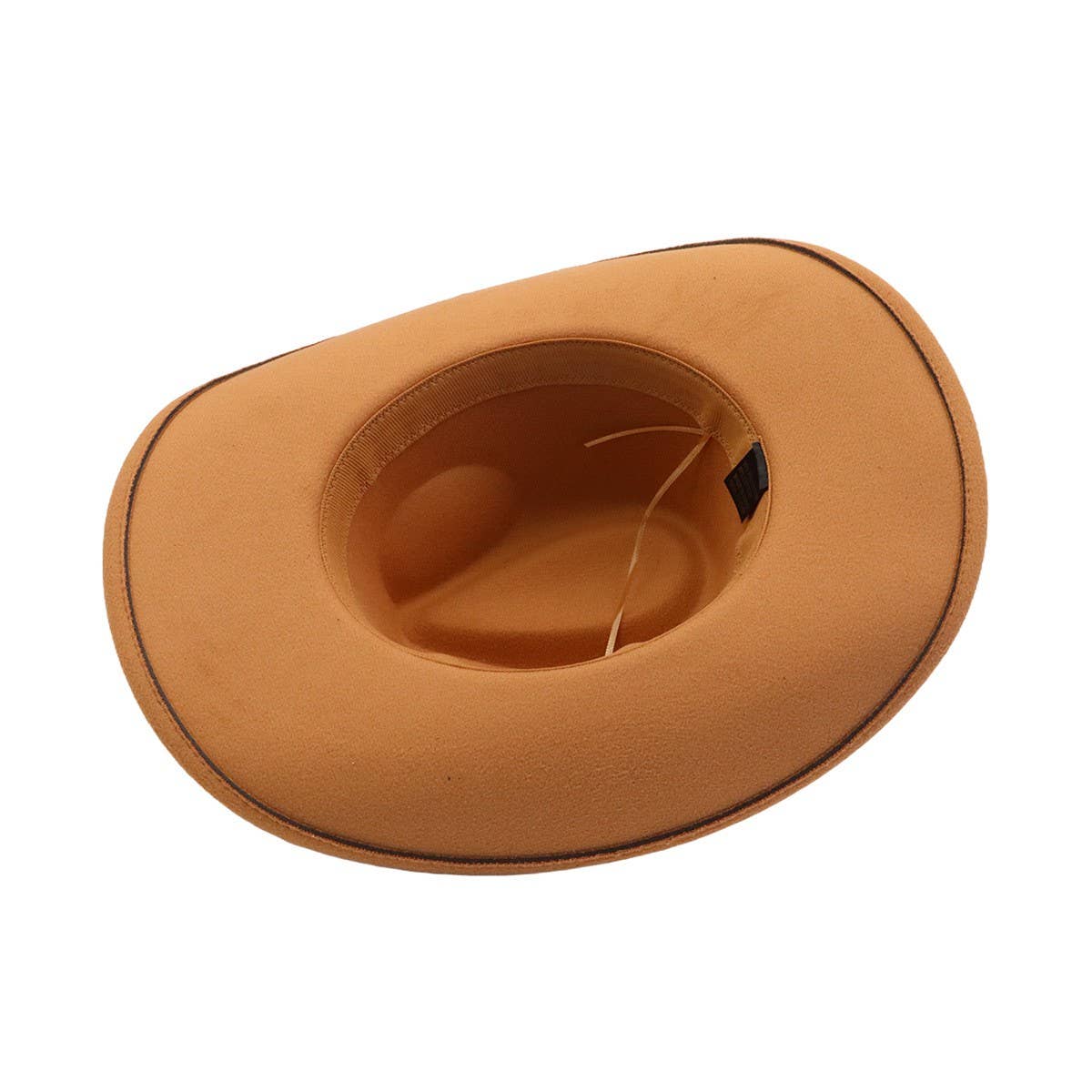 Western Ethnic  Felt Cowboy Fedora Hat_CWAH04406