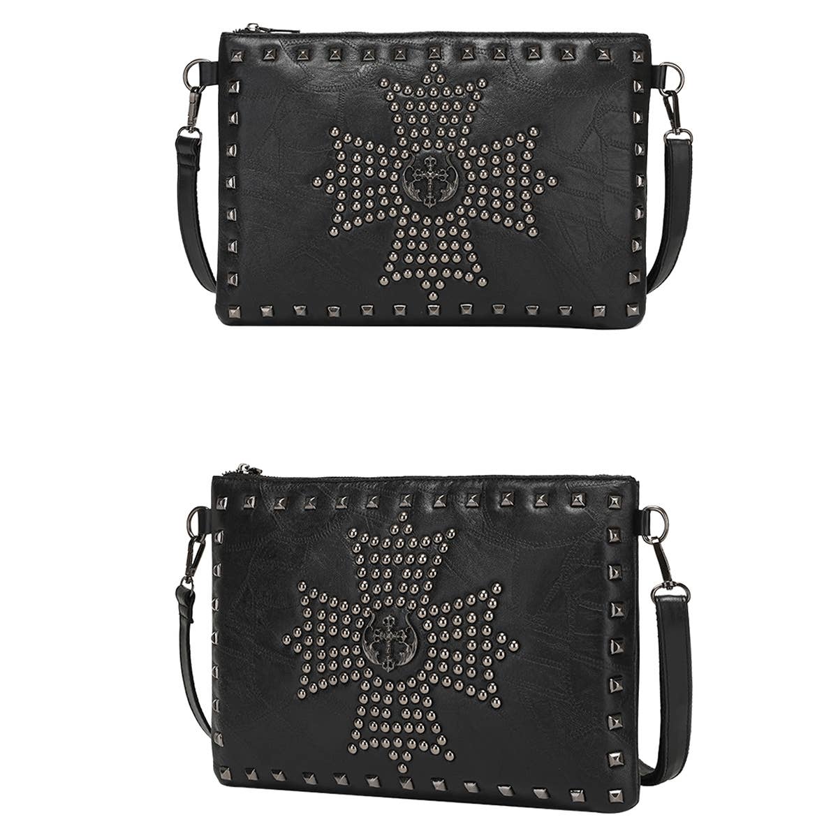 VINTAGE RIVET LARGE CAPACITY FILE PACK HANDBAG_CWAB1481