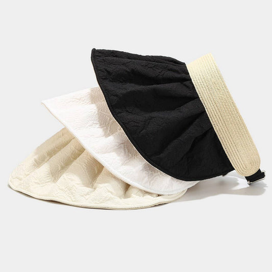 Reversible Wide Brim UV Protection Visor Hat_CWAH3314