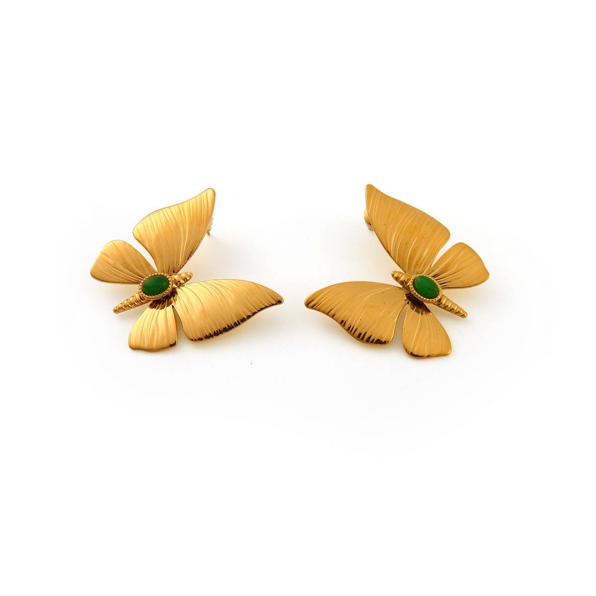 Original Design Stainless Steel Dragonfly Earrings_CWMM8914