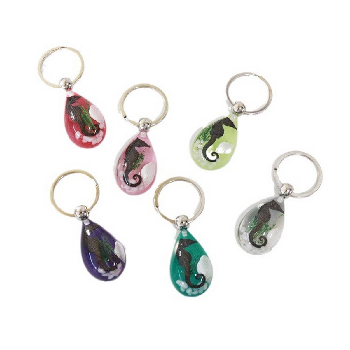 NEW CREATIVE SEAHORSE KEYCHAIN SOUVENIR PENDANT