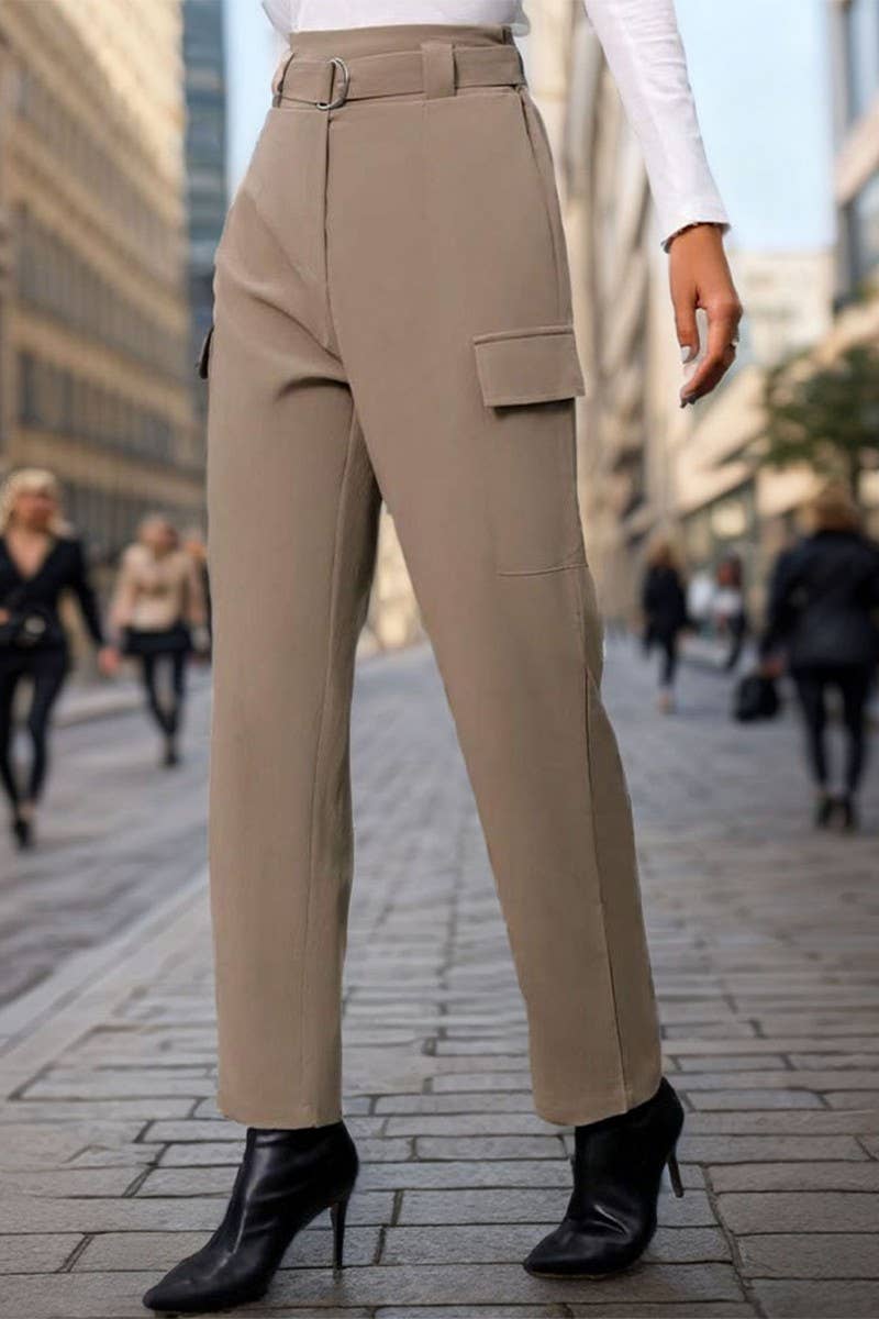 CWBLP0695_STYLISH CASUAL WITH POCKETS PANTS