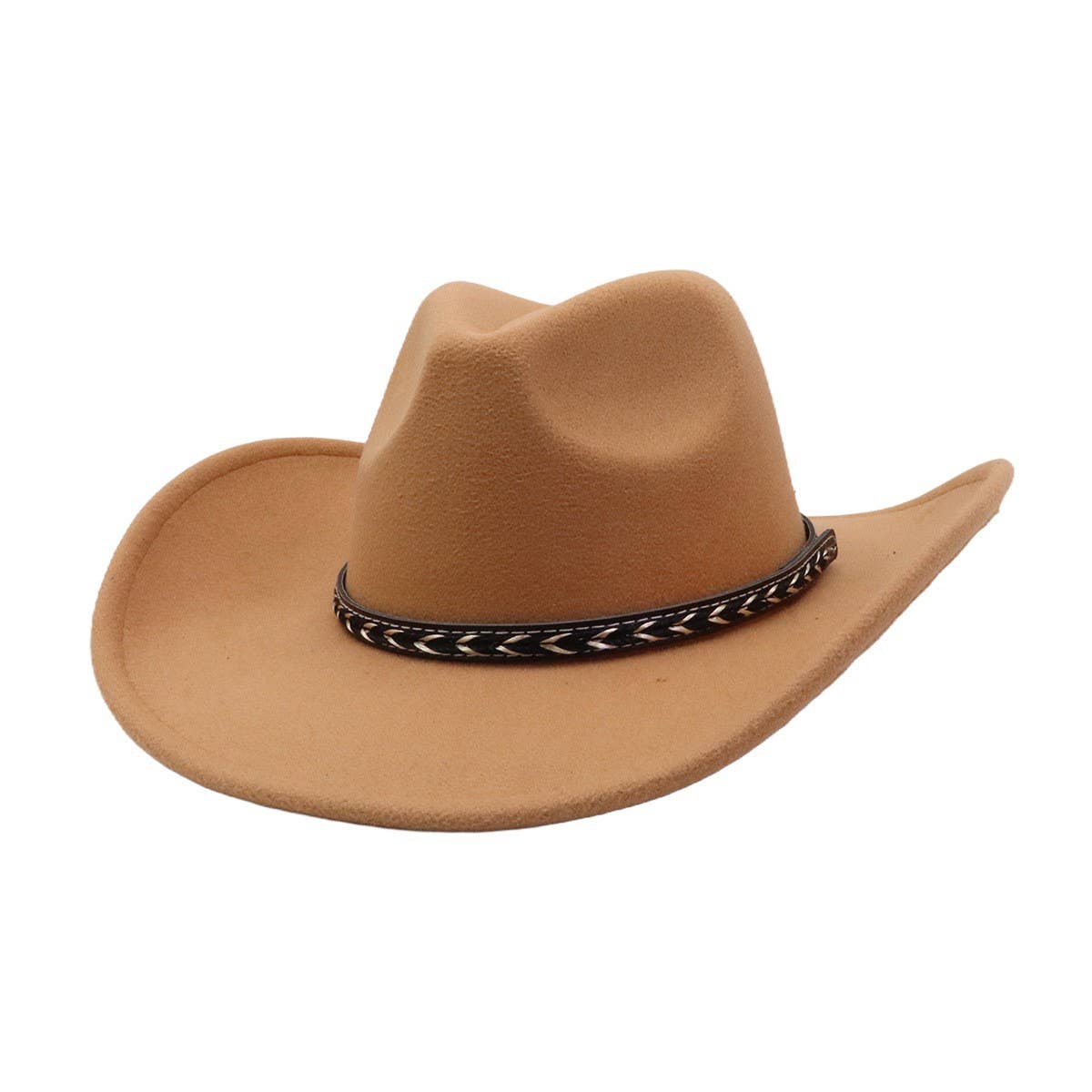 Unisex  Cowboy Fedora Hat Ethnic Style_CWAH04409