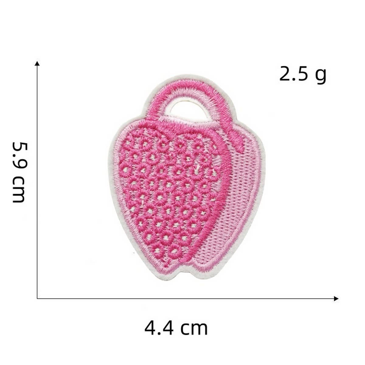 NEW PINK CARTOON EMBROIDERED CLOTH PATCH