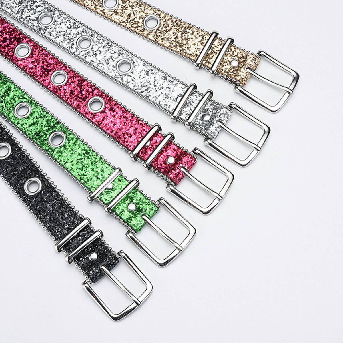 SEQUIN BLING VINTAGE BELT_CWABE0193