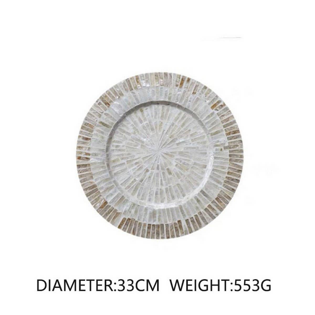 CREATIVE COLORFUL SHELL ROUND PAD INSULATION PAD