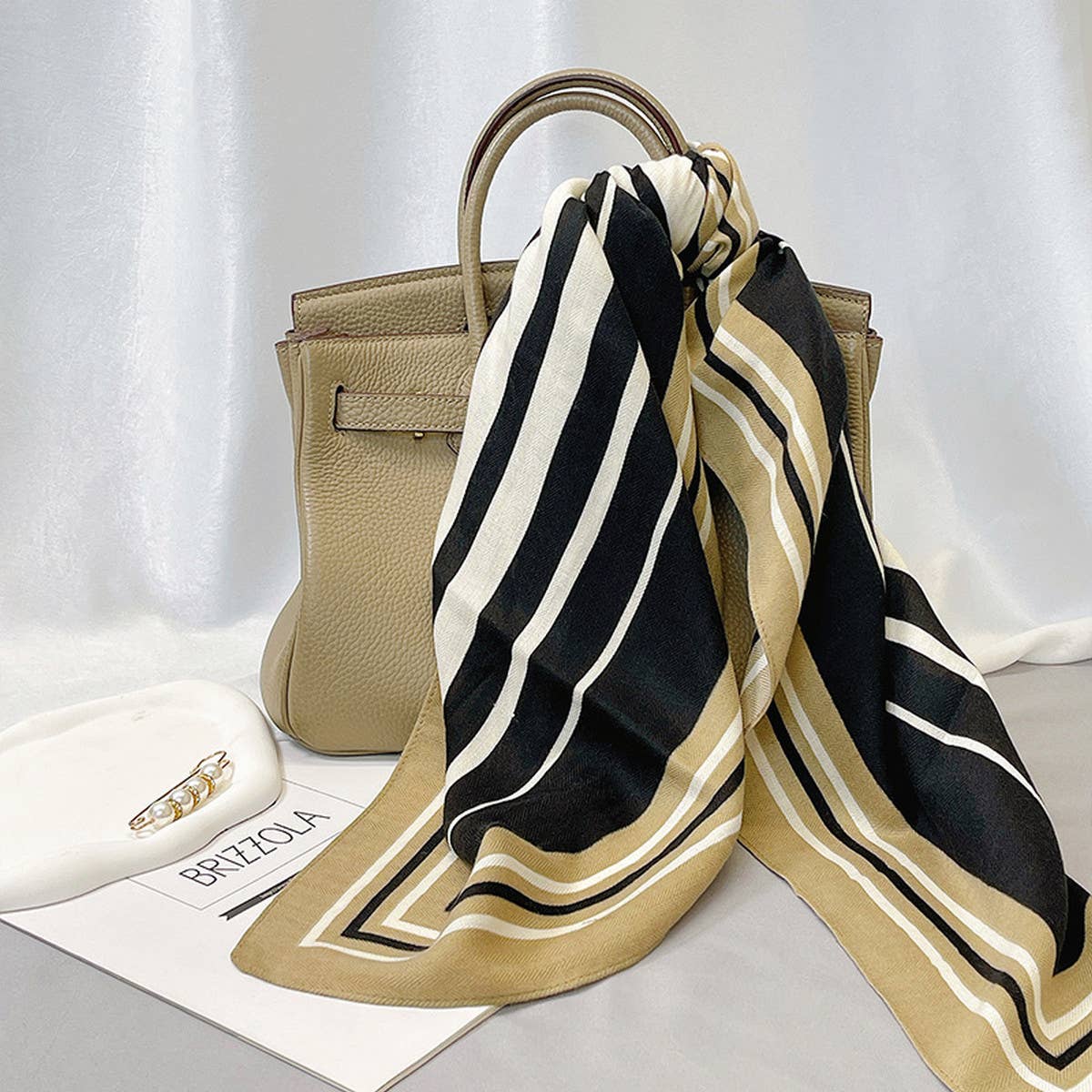 Velvet Scarf - Elegant Faux Wool Fall/Winter Shawl