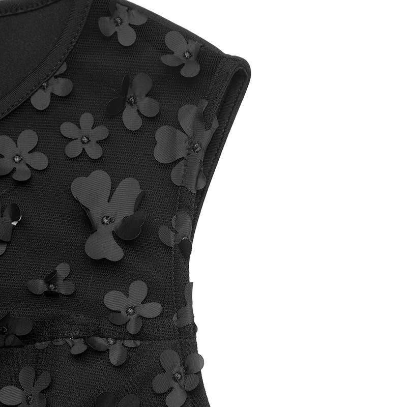 Lace stitching high waist straight tube jumpsuit