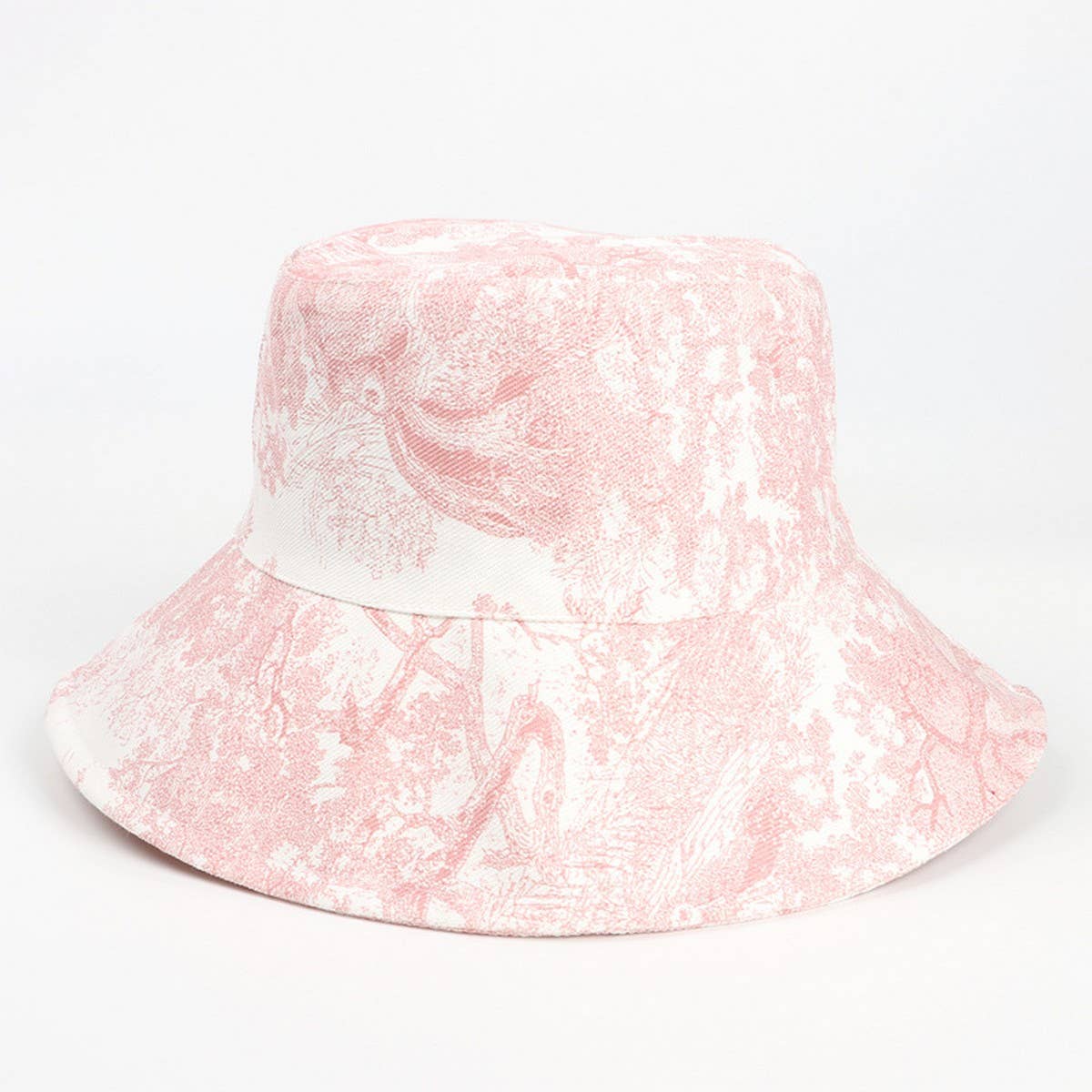 CWAH3276_NEW INK PAINTING FASHION TIE-DYE BUCKET HAT