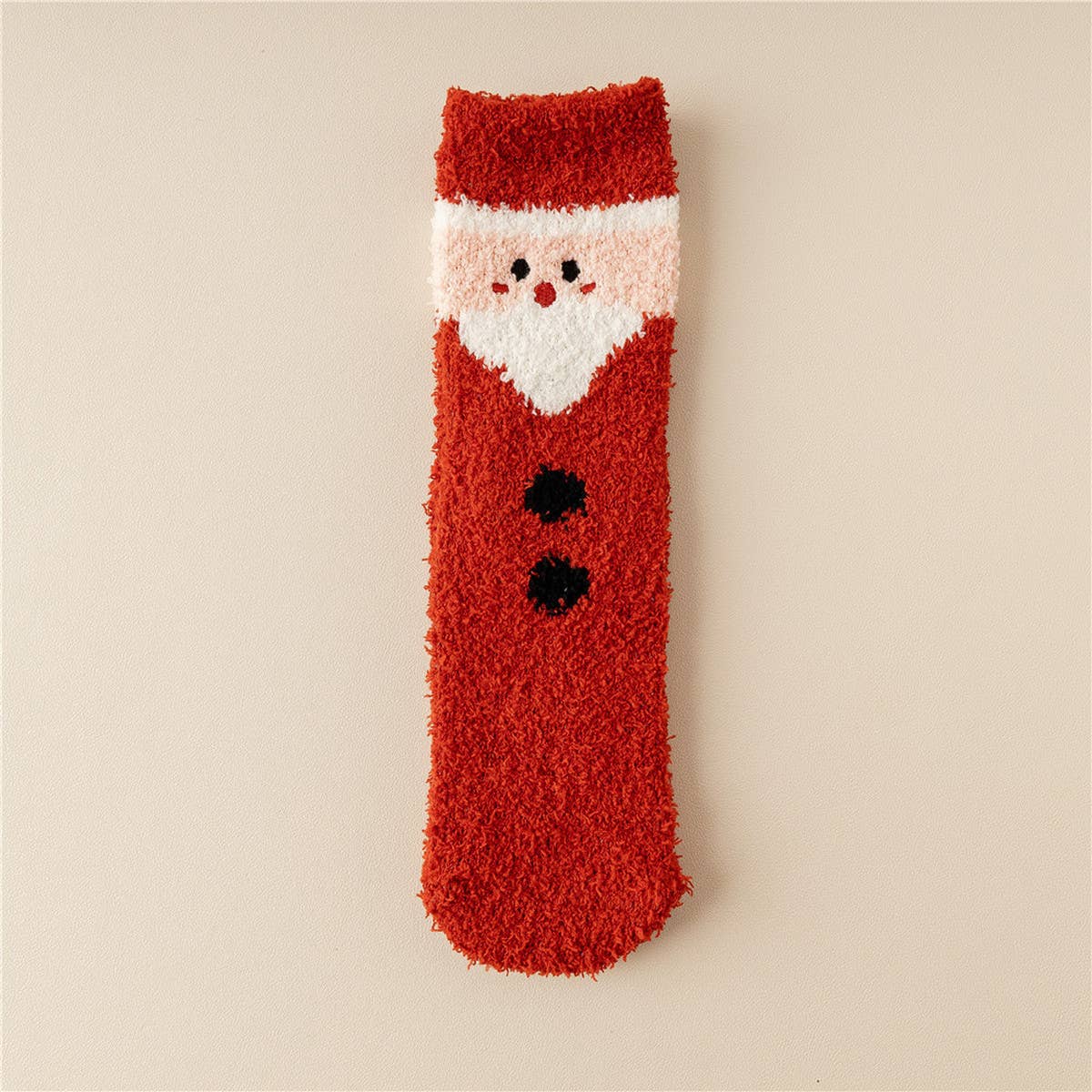 WOMEN CHRISTMAS WARM CORAL VELVET SOCKS