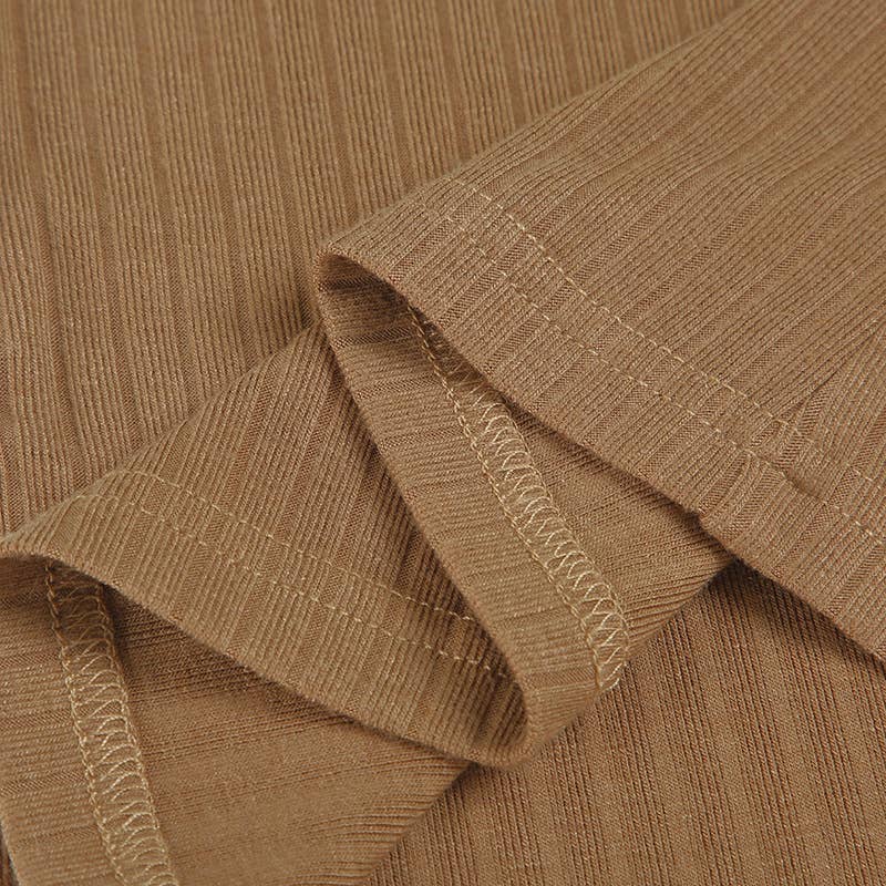 VINTAGE PATCHWORK LEOPARD POLO-NECK KNIT T-SHIRT