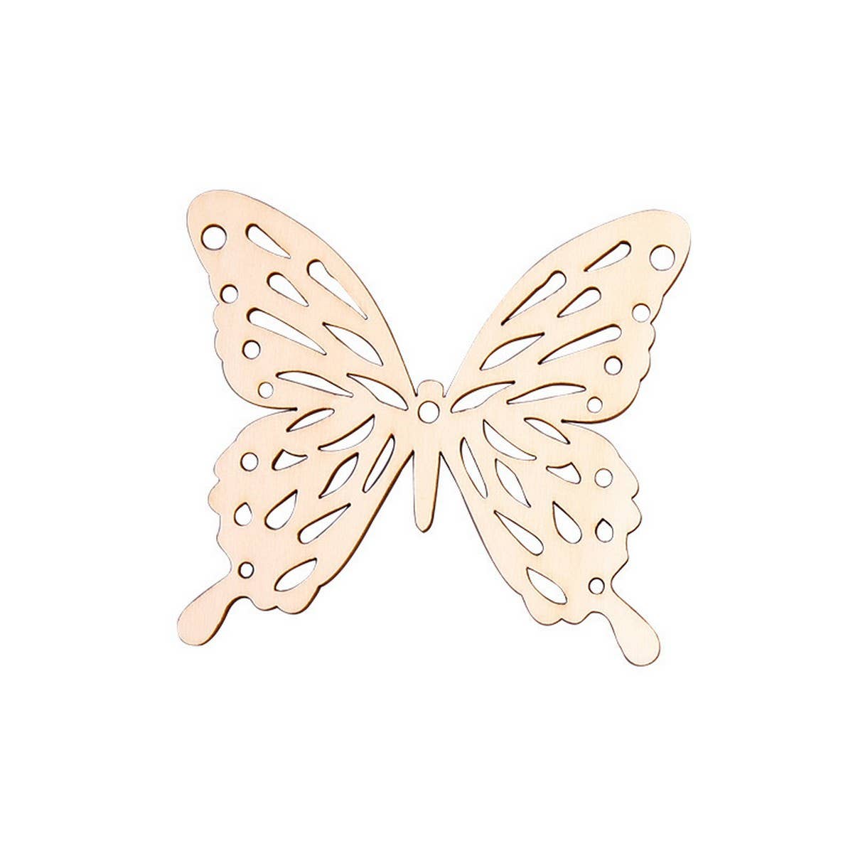 CWMM9158_CREATIVE HOLLOW BUTTERFLY WOOD HANGING ORNAMENTS