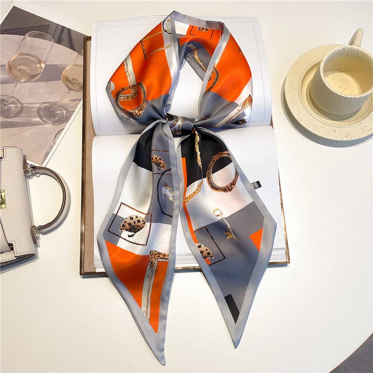 POLKA DOT THIN FASHIONABLE ALL-MATCH HEAD SCARF_CWASC1517