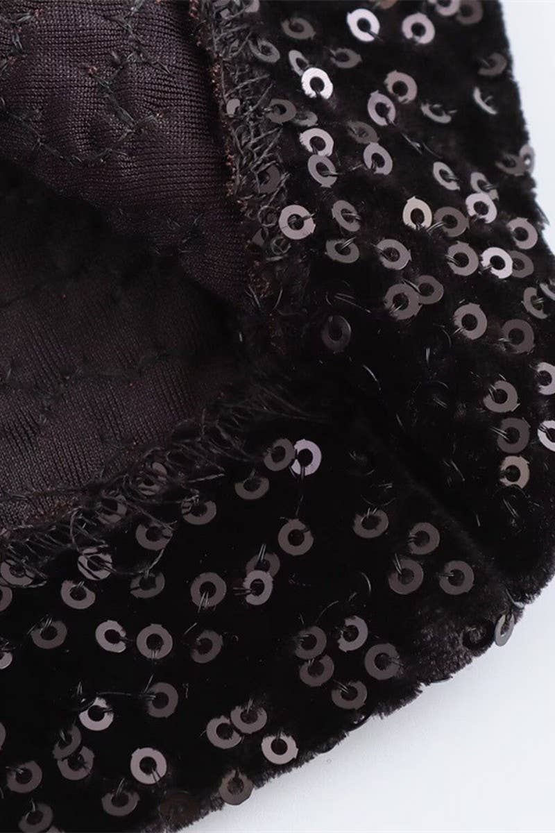 CWDSD6655_SLEEVELESS SEQUINED ELEGANT DRESS