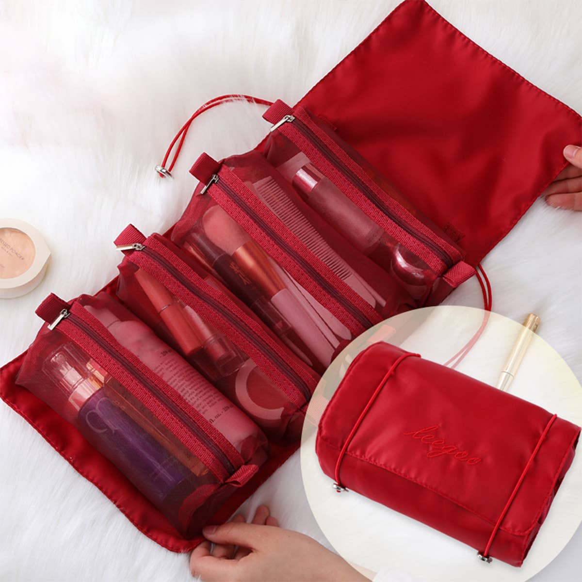 FOLDABLE PORTABLE MAKEUP ORGANIZER FOR TRAVEL_CWAB0551