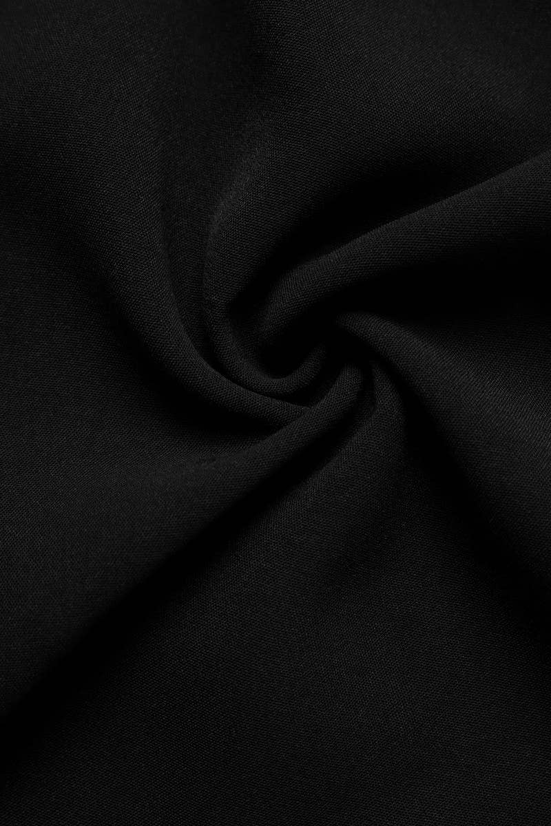 CWDMD01048_LACE PANEL LONG SLEEVE SHIRT MIDI DRESS