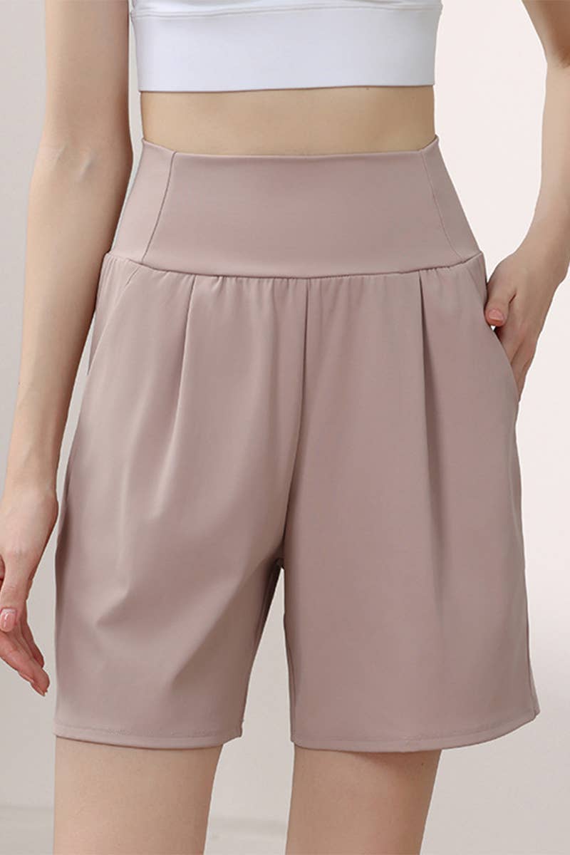 CWBSS0448_SUMMER LOOSE RUNNING YOGA SHORTS CYCLING PANTS