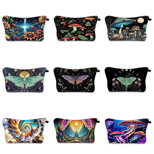 NEW PAINTED COSMETIC BAG_CWAB2266