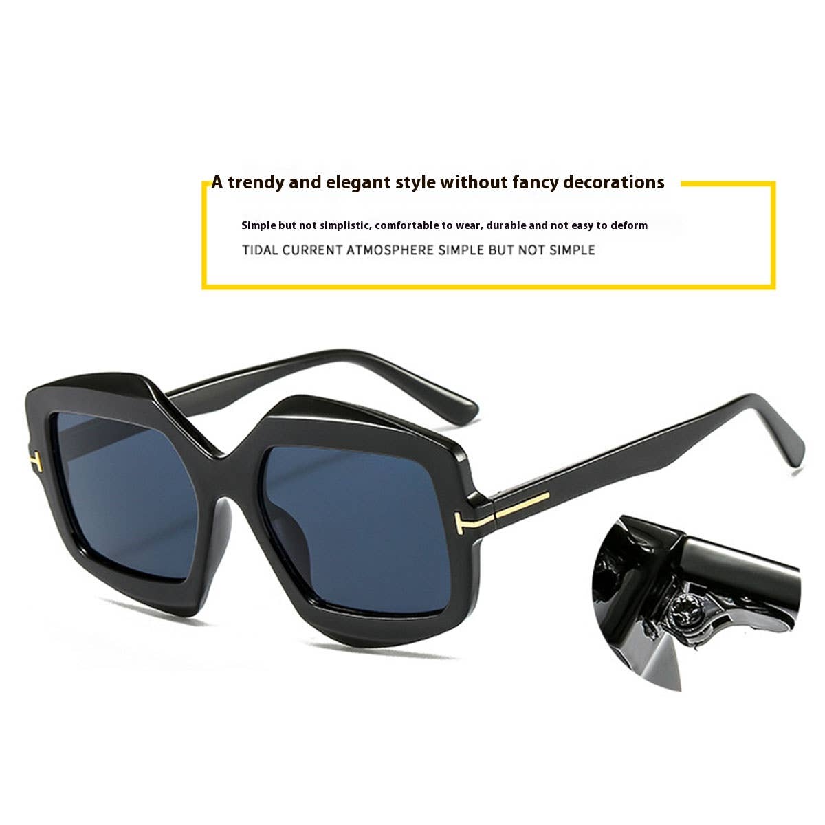 NEW T-SHAPED IRREGULAR TRENDY COLORFUL SUNGLASSES_CWASG0377