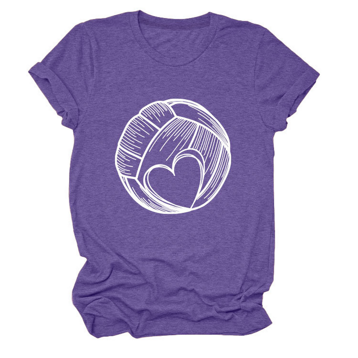 Love Football T-Shirt ? Casual Plus Size Top