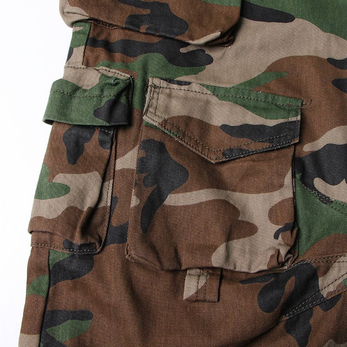 HIP HOP STYLE MULTI POCKET CAMOUFLAGE JEANS